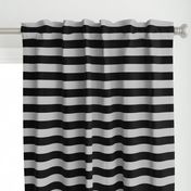 Stripes - Charcoal Black   Grey Nautical {re-sizable} 