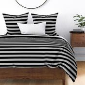 Stripes - Charcoal Black   Grey Nautical {re-sizable} 