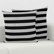 Stripes - Charcoal Black   Grey Nautical {re-sizable} 