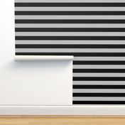 Stripes - Charcoal Black   Grey Nautical {re-sizable} 