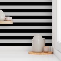 Stripes - Charcoal Black   Grey Nautical {re-sizable} 