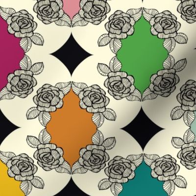 Moroccan Rose Motif