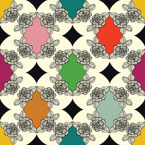 Moroccan Rose Motif