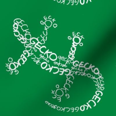 Gecko Calligram