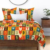 Alphabet Cheater Quilt