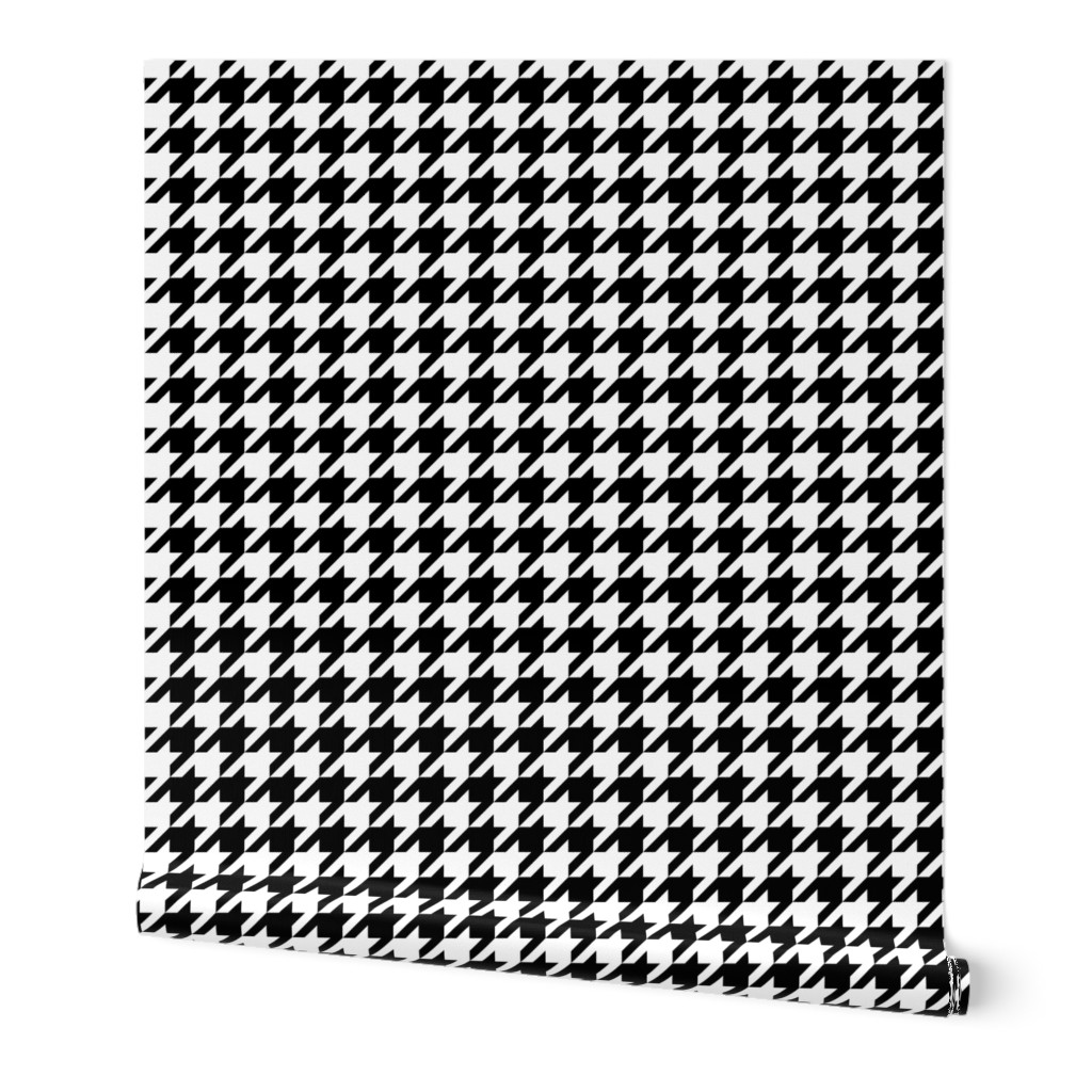 Houndstooth Check // Black & White ((Small))