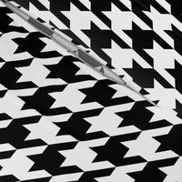 Houndstooth Check // Black & White ((Small))