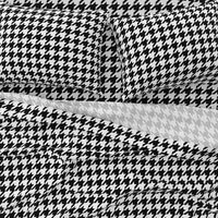 Houndstooth Check // Black & White ((Small))