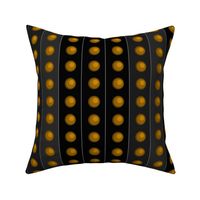 Small Black and Gold Exterminate Dots
