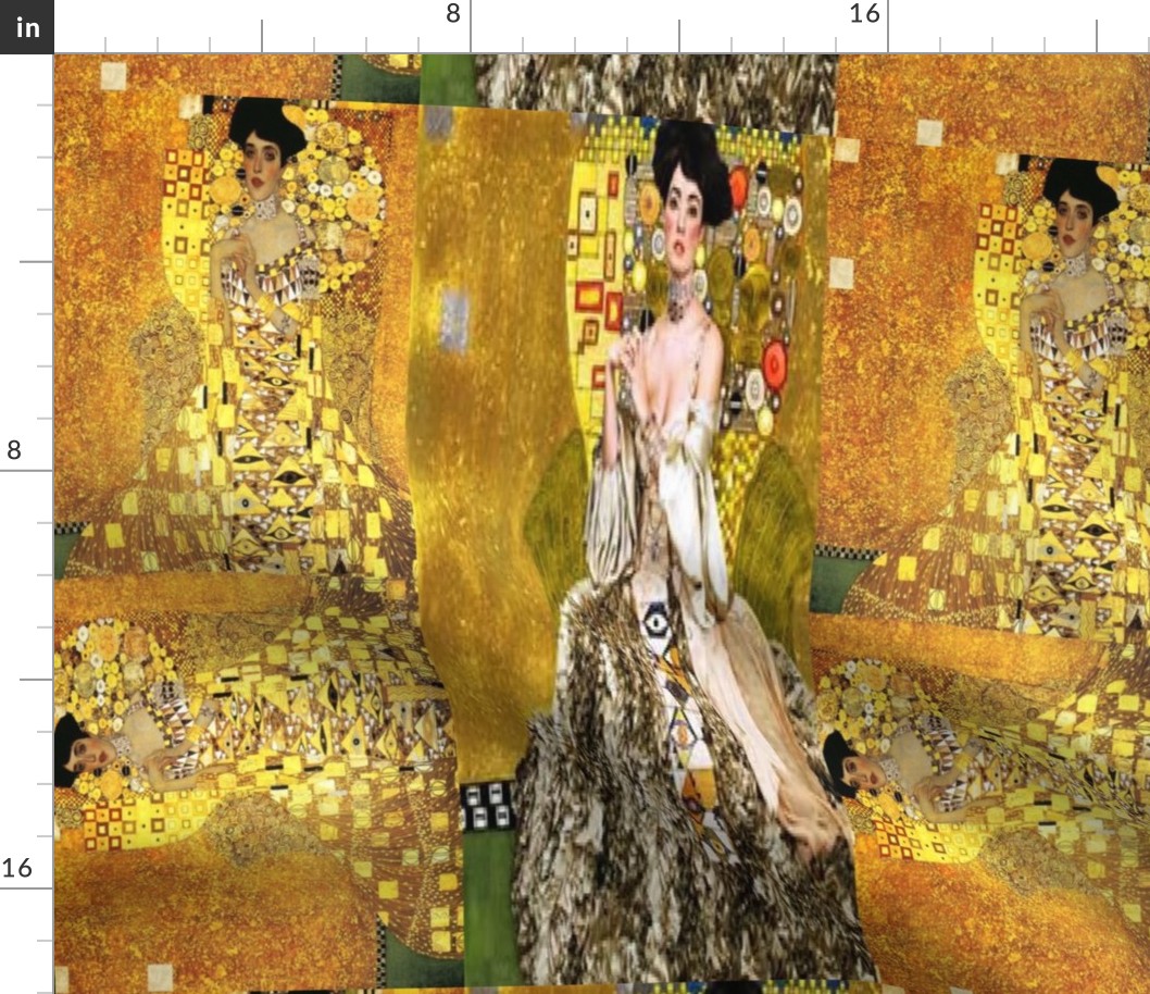 Klimt Collage Adele