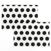 Polka Dot - Black on White XL