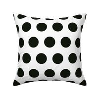 Polka Dot - Black on White XL