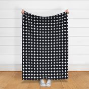 Polka Dot - Black on White XXL