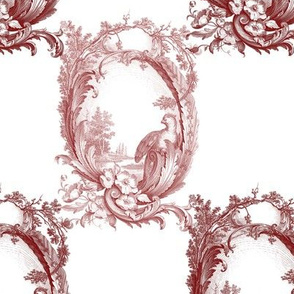 Toile de Lally! ~ Oxblood Stark