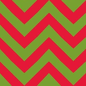 green red chevron