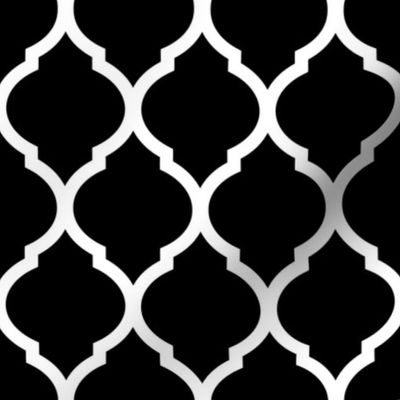 Black Moroccan Lattice