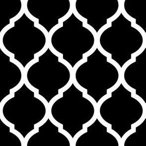 Black Moroccan Lattice