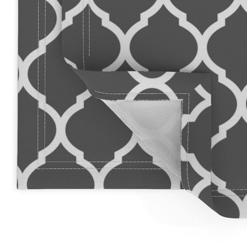 Charcoal Moroccan Lattice