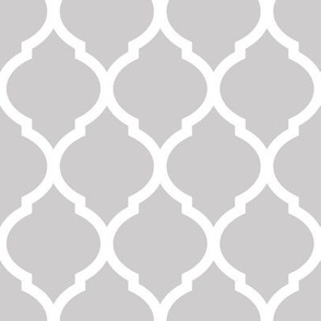 Gray Moroccan Lattice