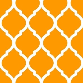 Orange Moroccan Lattice