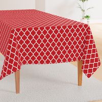 Red Moroccan Lattice