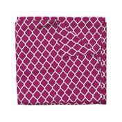 Berry Purple Moroccan Lattice