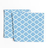 Sky Blue Moroccan Lattice