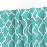 Turquoise Moroccan Lattice