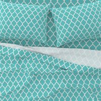 Turquoise Moroccan Lattice