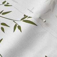 Bamboo Branches White