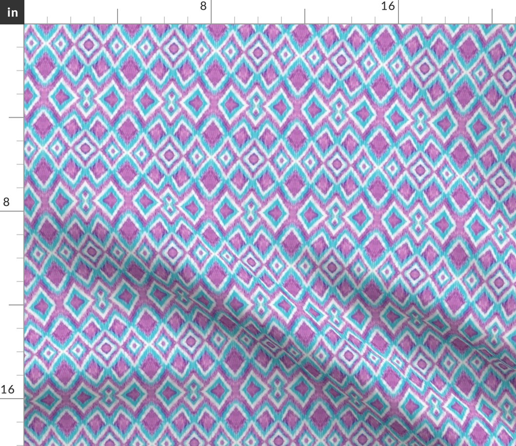 Aqua Berry Ikat