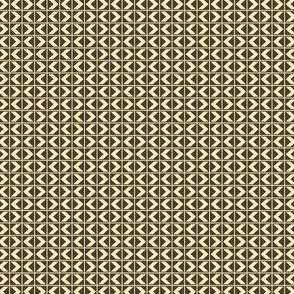 Dim Sum Chevron Darts - Cream on Soy Brown