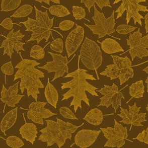 golden leaf etchings