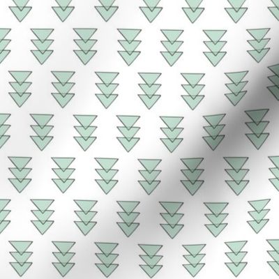 mint triple triangle repeat