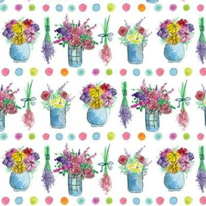 Flower Bouquet Dots