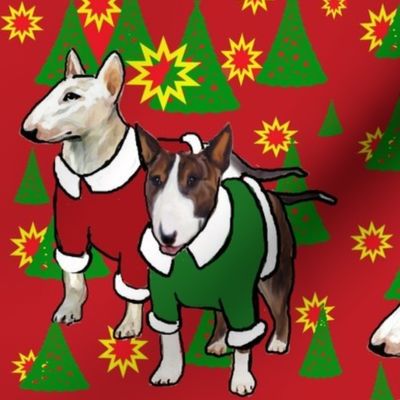 Christmas Bull Terriers