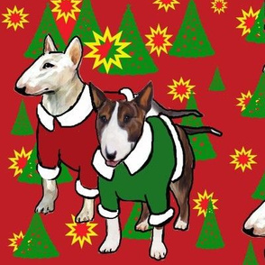 Christmas Bull Terriers
