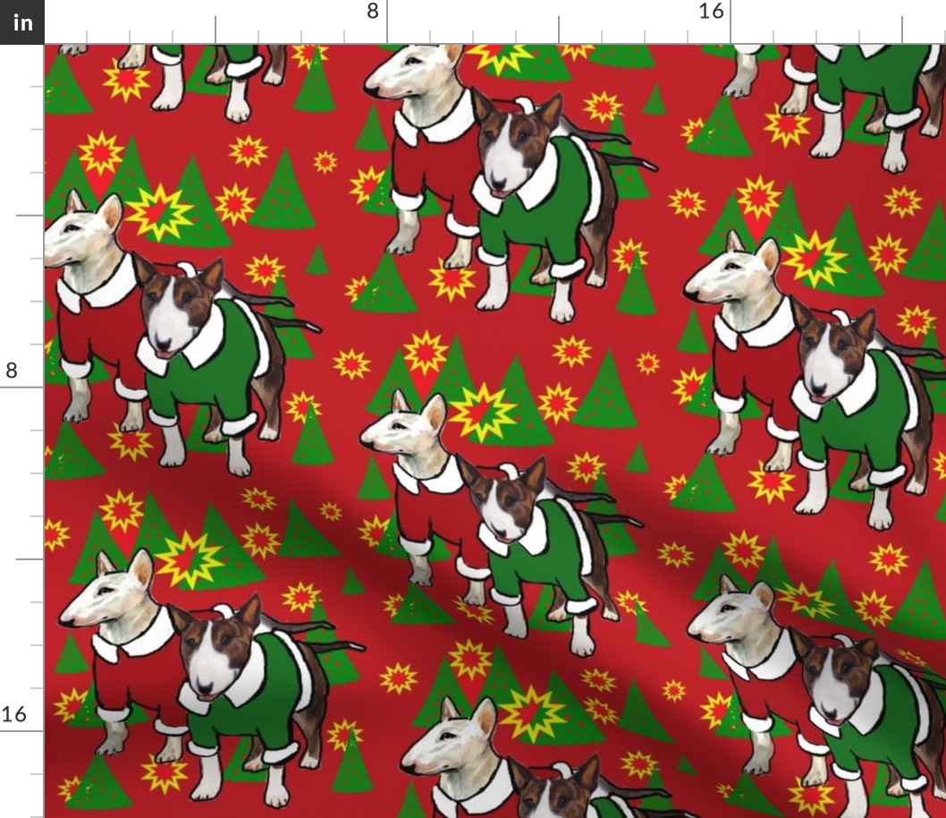 Christmas Bull Terriers