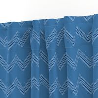 Wide Blue Chevron