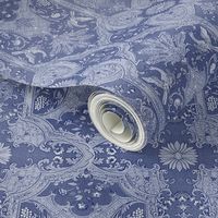 Phoenix Damask ~ Blue 