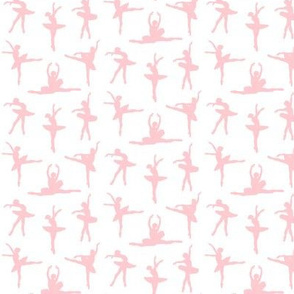 Ballet Professional Pink on White - Small
