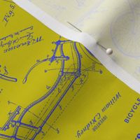 Recumbent Chartreuse Blueprint