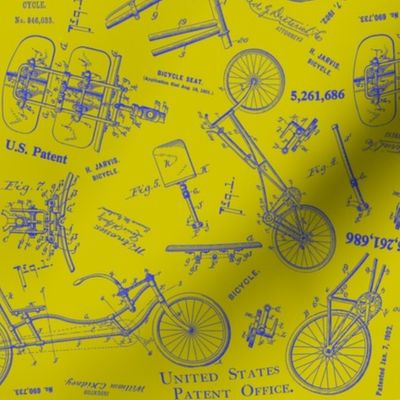 Recumbent Chartreuse Blueprint