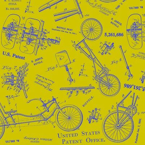 Recumbent Chartreuse Blueprint