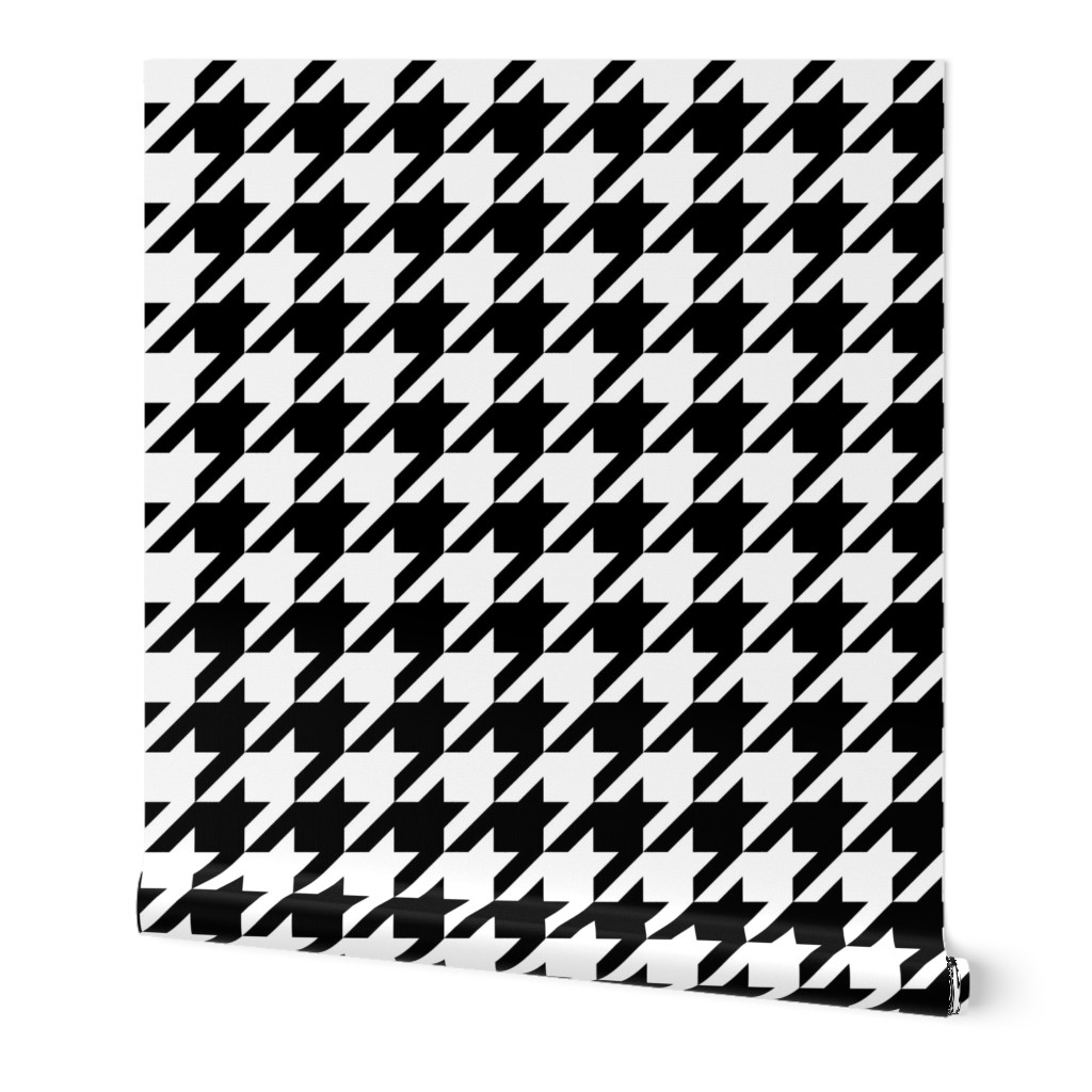 Houndstooth Check // Black & White ((Medium))