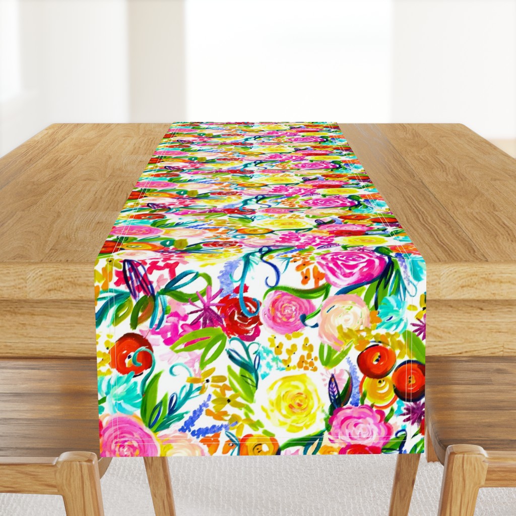 Neon Summer Floral (Medium Scale