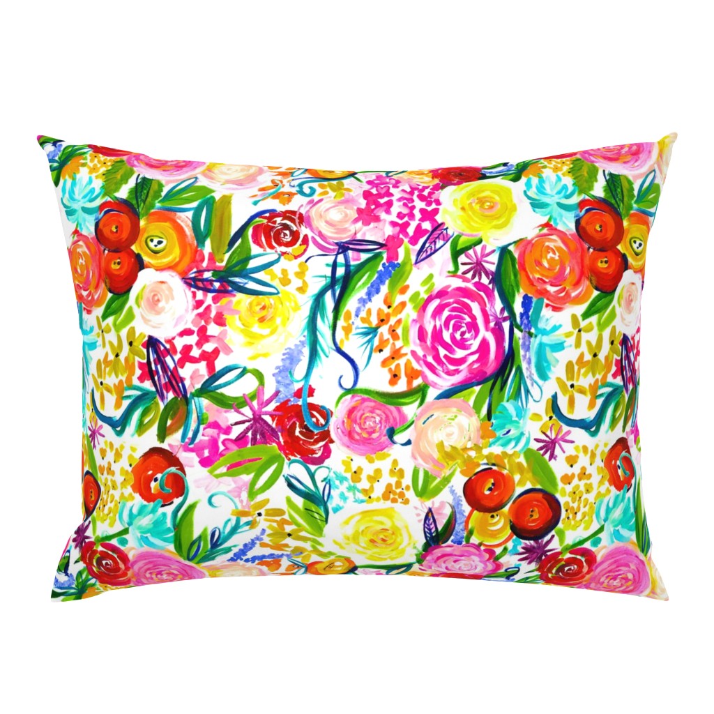 Neon Summer Floral (Medium Scale