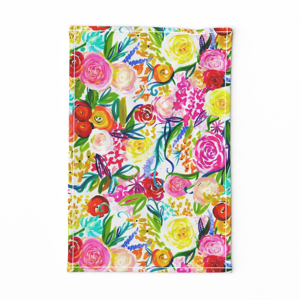 Neon Summer Floral (Medium Scale