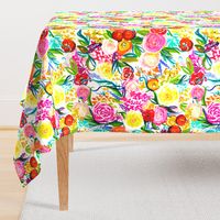 Neon Summer Floral (Medium Scale