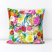 Neon Summer Floral (Medium Scale